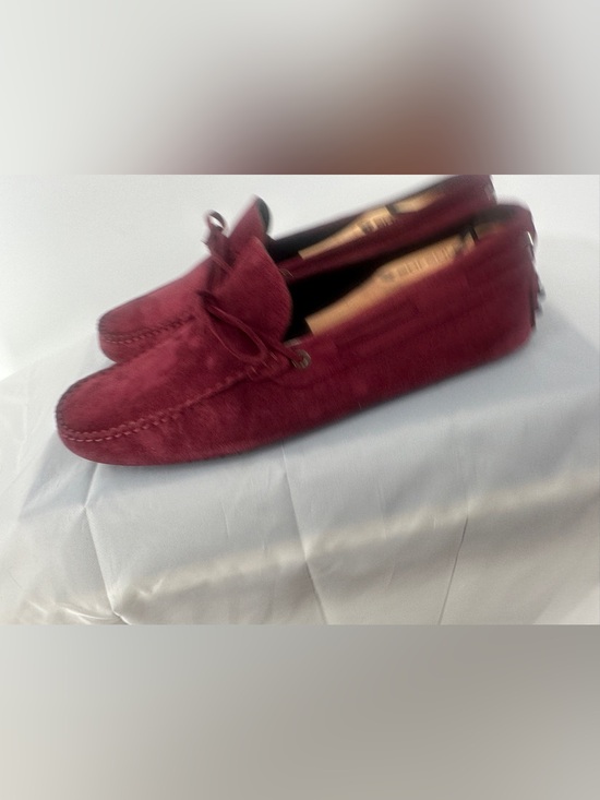 Aurelien maroon red driving loafers main image 6